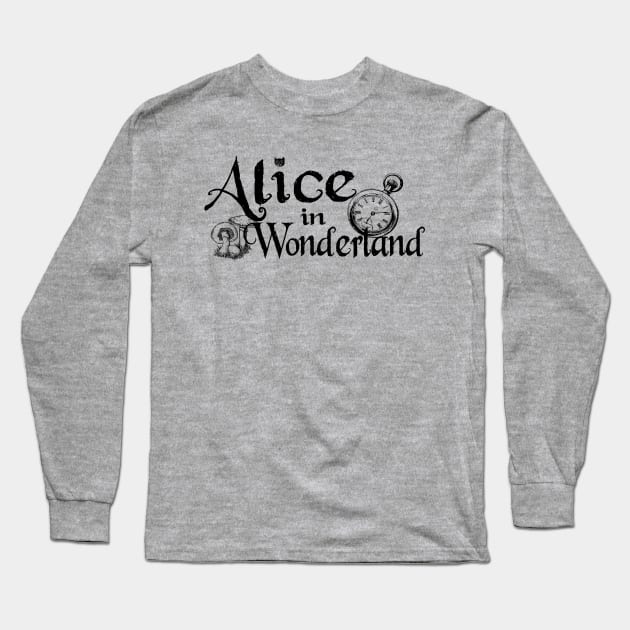 Alice in Wonderland Long Sleeve T-Shirt by talesanura